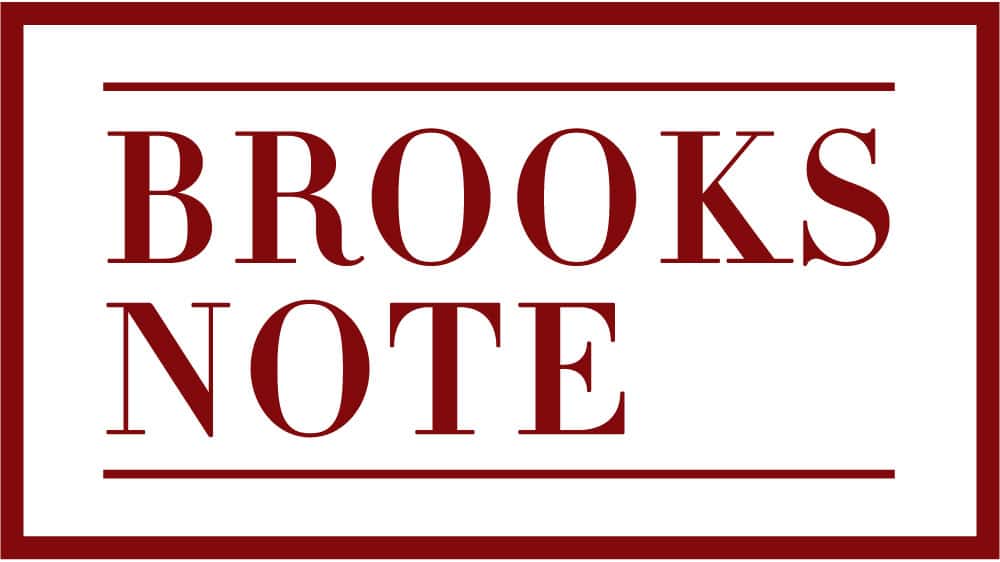 Brooks Note logo